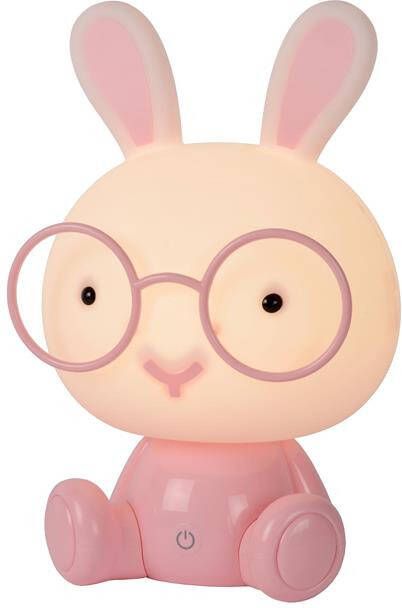 Lucide DODO RABBIT Tafellamp Kinderkamer LED Dimb. 1x3W 3 StepDim Roz - Foto 2