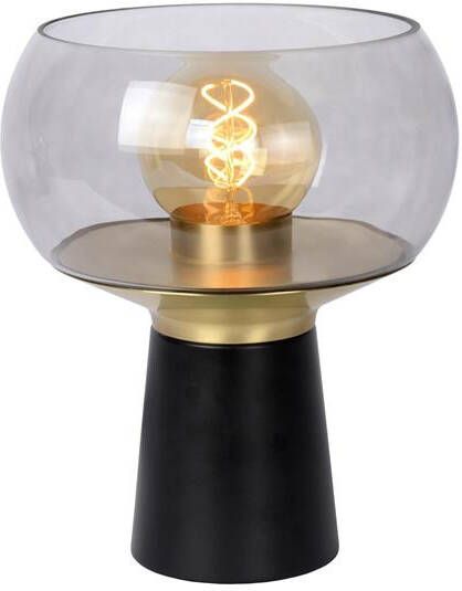 LUCIDE Tafellamp Farris Zwart ⌀24cm E27