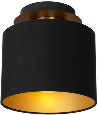 LUCIDE Plafondlamp Fudral Zwart ⌀20cm E27