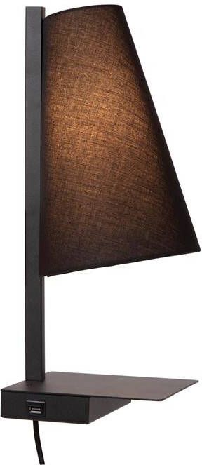 Lucide GREGORY Bedlamp 1xE27 Zwart