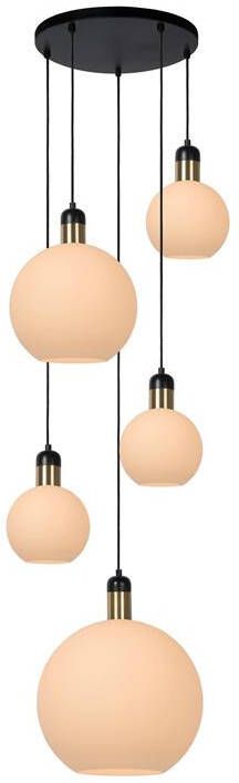 LUCIDE Hanglamp Julius Opaal ⌀40cm 5xe27
