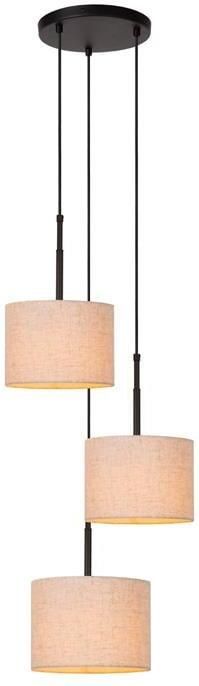 Lucide MAYA Hanglamp Ø 46 cm 3xE27 Beige - Foto 4