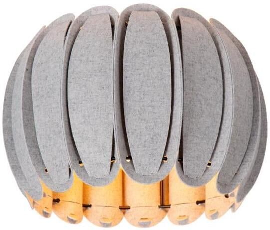 Lucide SPENCER Plafonnière Ø30 cm 1xE27 Grijs