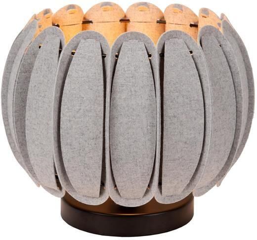 Lucide SPENCER Tafellamp Ø30 cm 1xE27 Grijs