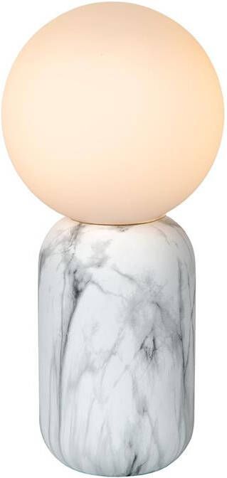 LUCIDE Tafellamp Marbol Wit 15cm E27