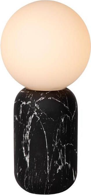LUCIDE Tafellamp Marbol Zwart 15cm E27