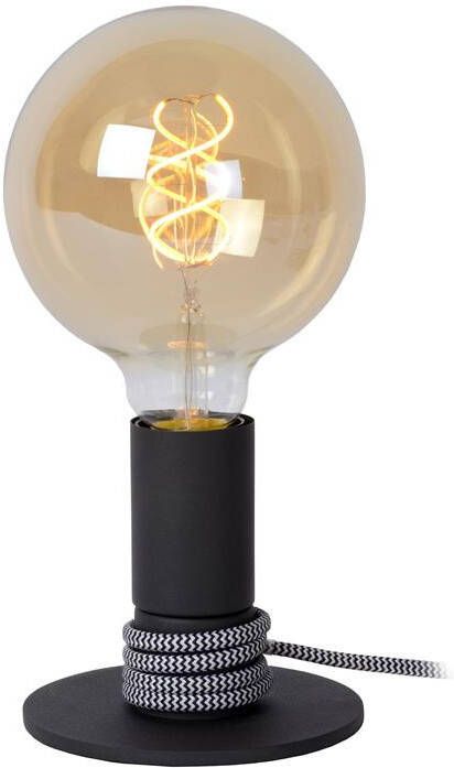 LUCIDE Tafellamp Marit Zwart ⌀10cm E27
