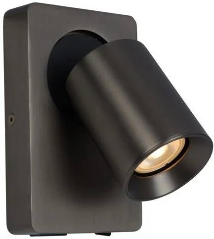 Lucide NIGEL Wandspot 09929 06 (Kleur: zwart)