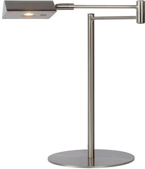 Lucide NUVOLA Bureaulamp 1xGeïntegreerde LED Mat chroom
