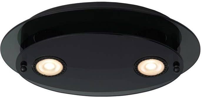 Lucide OKNO Plafonnière 2xGU10 Zwart