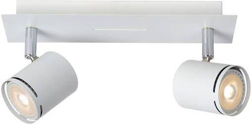 LUCIDE Opbouwspot Rilou Wit 7 5cm 2xgu10