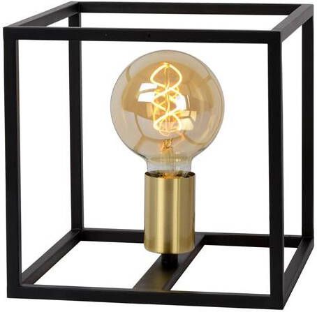 LUCIDE Tafellamp Ruben Zwart Goud E27