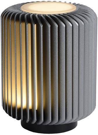 Lucide TURBIN Tafellamp 1xGeïntegreerde LED Grijs