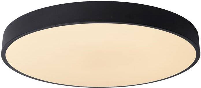 Lucide UNAR Plafonnière Ø49 5 cm LED Dimb. 1x36W 2700K 3 StepDim Zwart