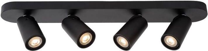 LUCIDE Plafondspot Xyrus Zwart 4xgu10 5w