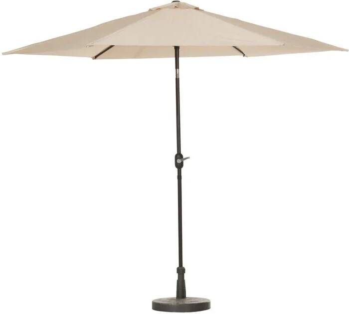 Madison Parasol Tenerife Round Ecru 300cm Beige