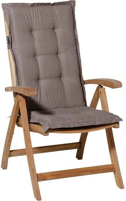 Madison Tuinstoelkussen Basic 123 X 50 X 7 Cm Polykatoen Taupe - Foto 2