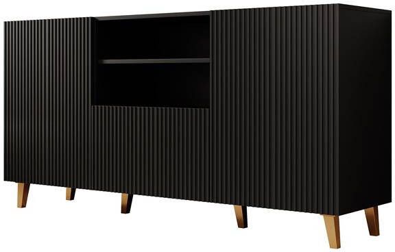 Meubella Dressoir Prime Zwart 150 cm - Foto 2