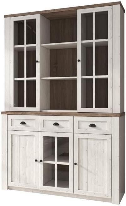 Meubella Buffetkast Parello 6 Wit Eiken 130 cm - Foto 2