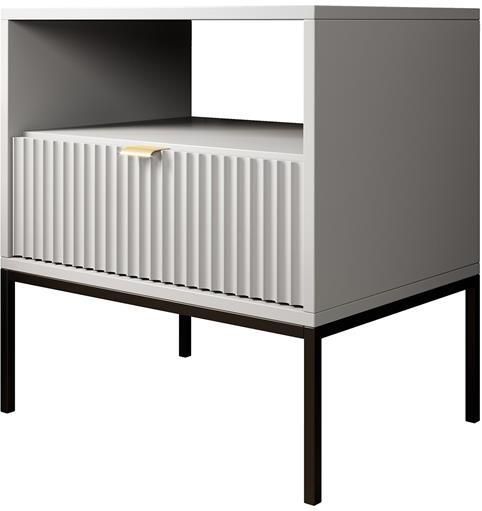 Meubella Nachtkastje Navil Grijs 54 cm - Foto 2