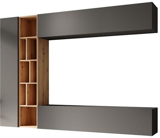 MEUBELLA Wandmeubel Kastila Grijs Eiken - Foto 2
