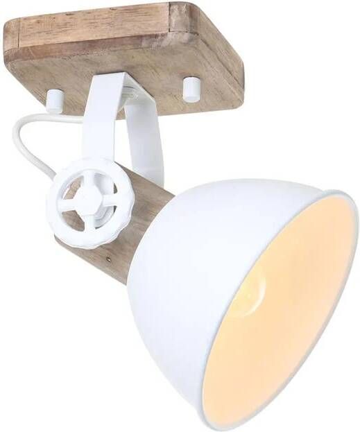 Mexlite Plafondlamp Gearwood 7968W Wit