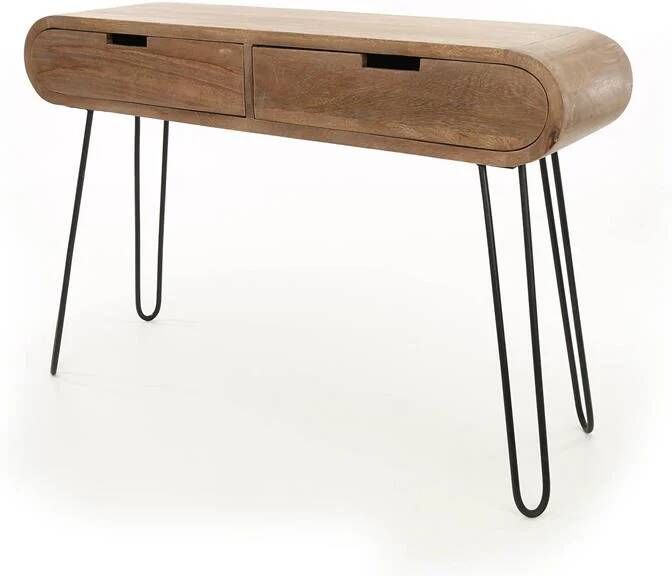 MOOS Bruce Sidetable met 2 Lades Mangohout