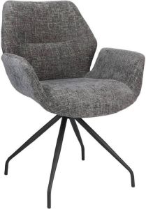 MOOS Cas Eetkamerstoel Polyester Grijs