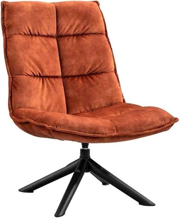 MOOS Lex Draaifauteuil Velvet Koper