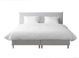 MOOS Nox Boxspring 140 x 210 cm Grijs