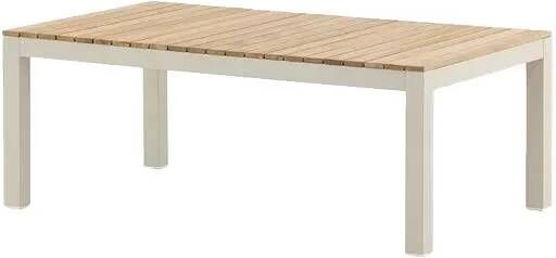 Nest Outdoor Milena aluminium tuin salontafel beige 120 x 70 cm