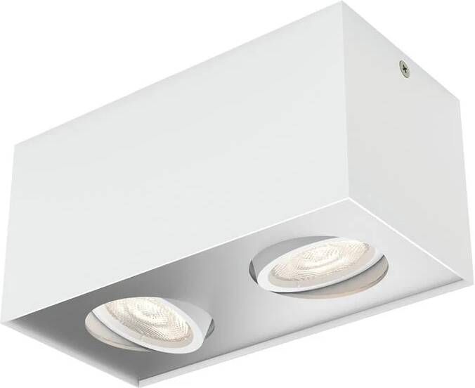 Philips Ledspot Box Warmglow Wit 2x4 5w