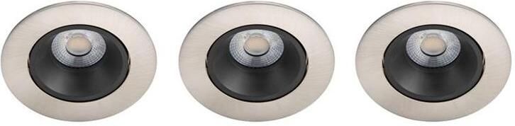 Philips Abrosa Inbouwspots Plafondspots Spotjes Inbouw 3 Spots Nikkel