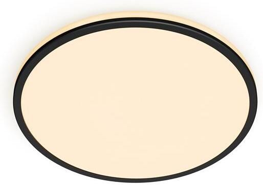 Philips Ozziet plafondlamp rond zwart 18W 27K