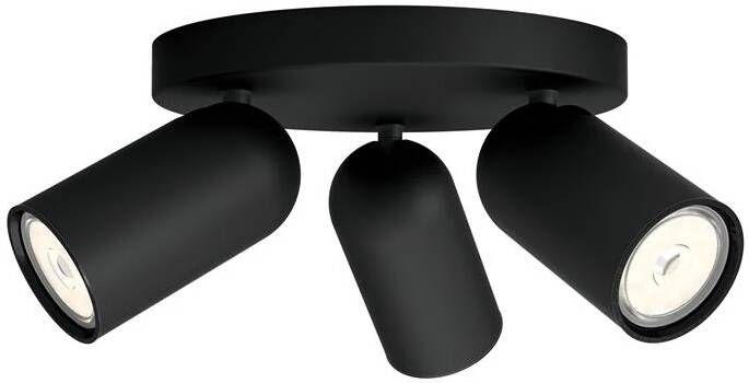 Philips Pongee Plate spiral Black 3xnw 230v