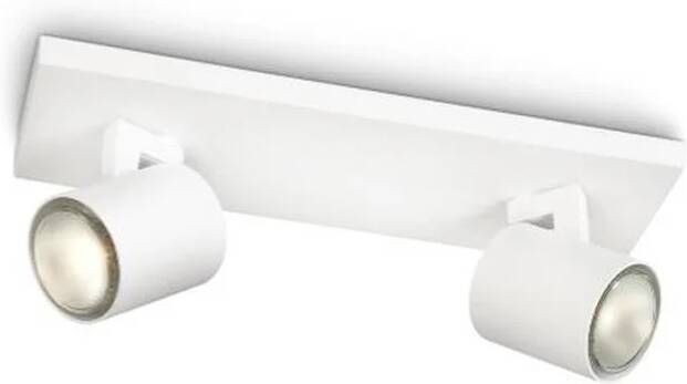 Philips Opbouwspot Runner Wit 2xgu10