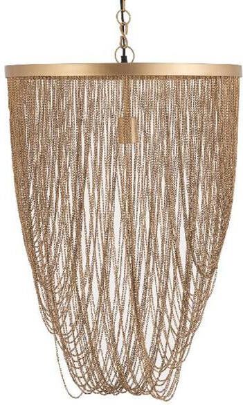 PTMD Hanglamp Nishan 50x50x70 cm Ijzer Goud