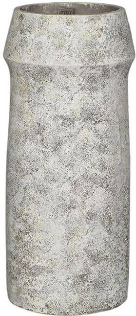 PTMD Nimma Grey cement pot wide top round high XL