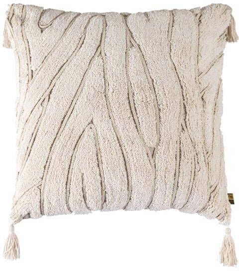 PTMD Collection Ptmd Zalie Sierkussen 60x3x60 Cm Katoen Naturel