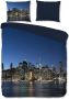 Pure Dekbedovertrek Micropercal NY City blauw 200x200 220cm - Thumbnail 4