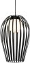 QAZQA Design hanglamp zwart met opaal IP44 Angela - Thumbnail 2