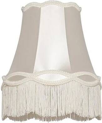 QAZQA Stoffen Lampenkap Crème 30 Cm Granny