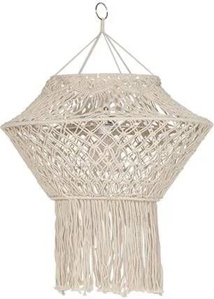 QAZQA Macrame Lampenkap Naturel 90 Cm