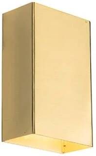 QAZQA Moderne Wandlamp Goud Otan S