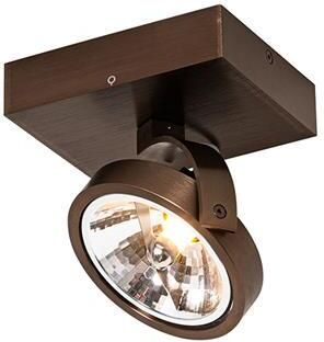 QAZQA Design Spot Donkerbrons Draai En Kantelbaar Go