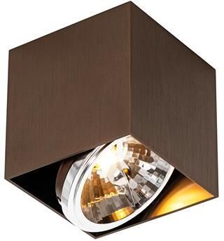 QAZQA Design Spot Donkerbrons Vierkant Draai En Kantelbaar Box