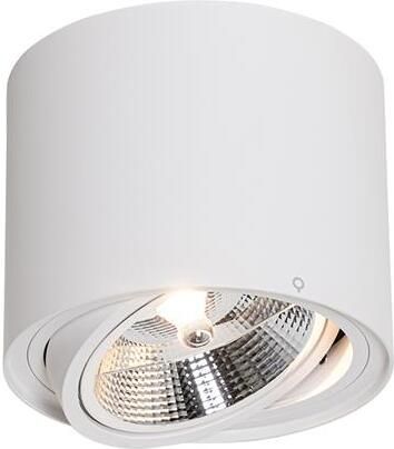 QAZQA Moderne Plafondspot Wit Draai- En Kantelbaar Ar111 Rondoo Up