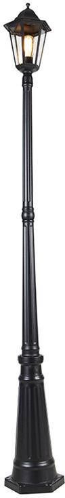 QAZQA havana Klassieke LED Smart Lantaarn incl. wifi 1 lichts H 200 cm Zwart Buitenverlichting - Foto 2