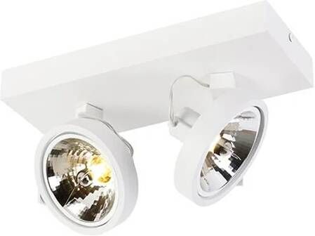 QAZQA Design Spot Wit Verstelbaar 2-lichts Go