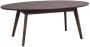 Rowico Home Yumi ovale houten salontafel donker hout 130 x 65 cm - Thumbnail 2